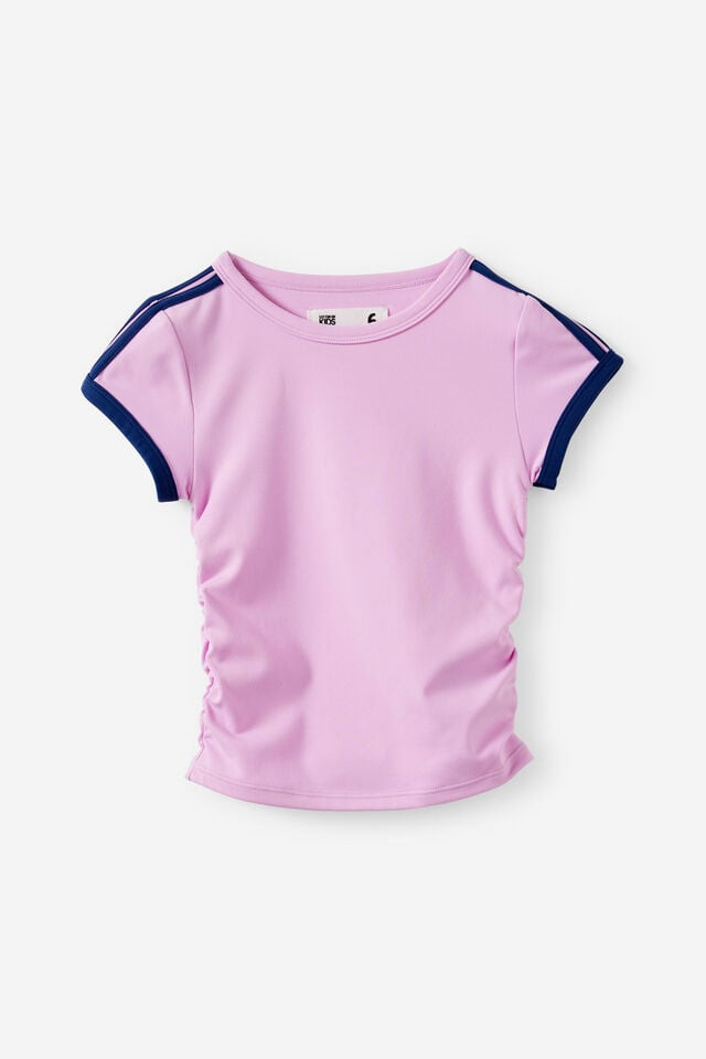 Soft Stretch Active Gathered Short Sleeve Baby Tee | Cotton On (US)