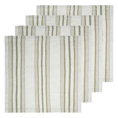Linen Striped Square Napkin | Wayfair North America