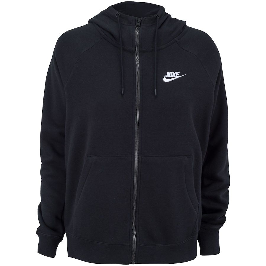 Jaqueta com Capuz Nike Sportswear Essential Hoodie FZ FLC - Feminina | Centauro (BR)