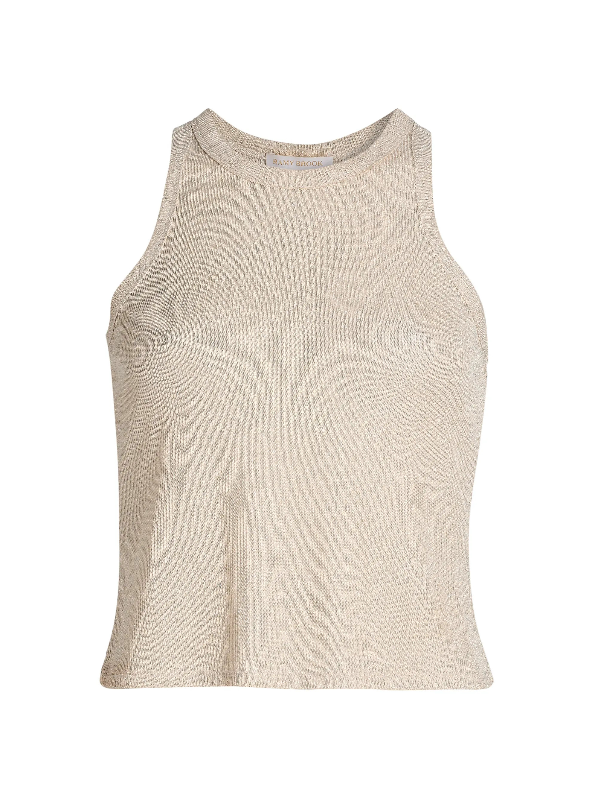 Ella Metallic Knit Tank Top | Saks Fifth Avenue