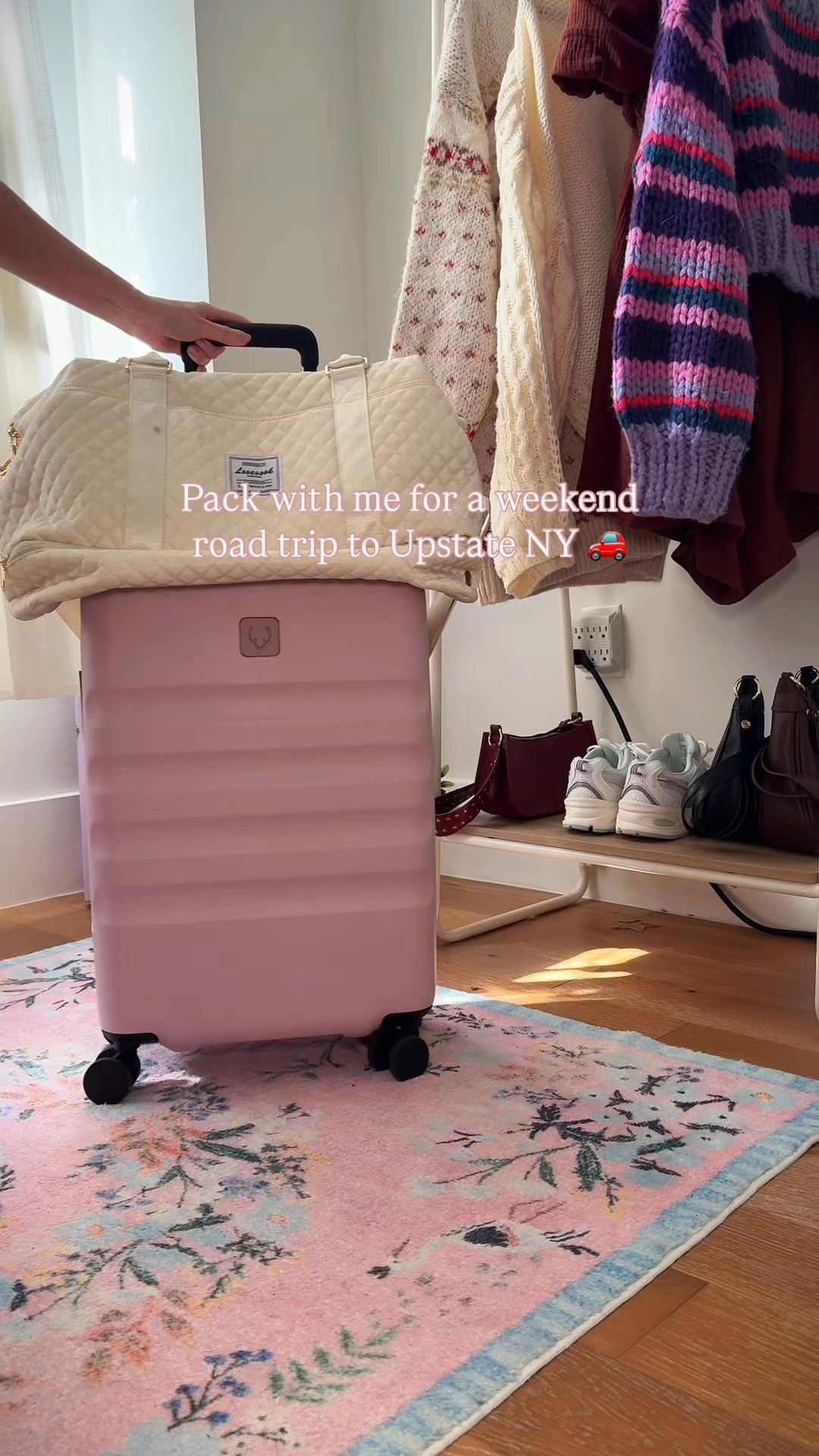 Heading upstate for another road trip & here’s what I packed with my favorite travel essentials (carry on suitcase, compression packing cubes, toiletry bag & duffel bag)

#LTKTravel