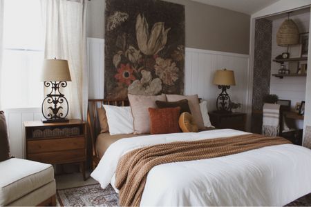 A dreamy and cozy master bedroom design. 

#LTKhome #LTKU #LTKMostLoved