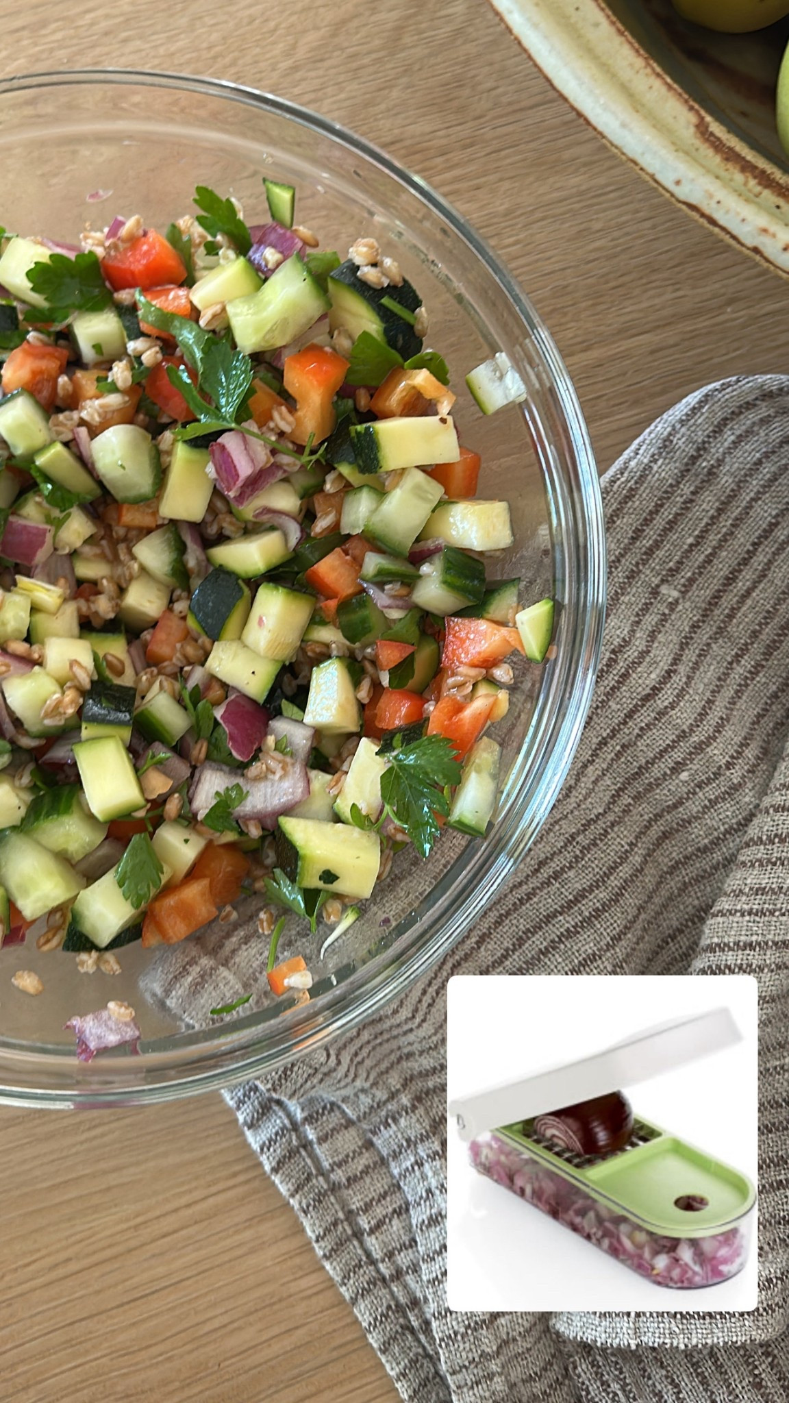 love this chopper. saves so much time and everything is uniformly chopped. 

#LTKSaleAlert #LTKFindsUnder50