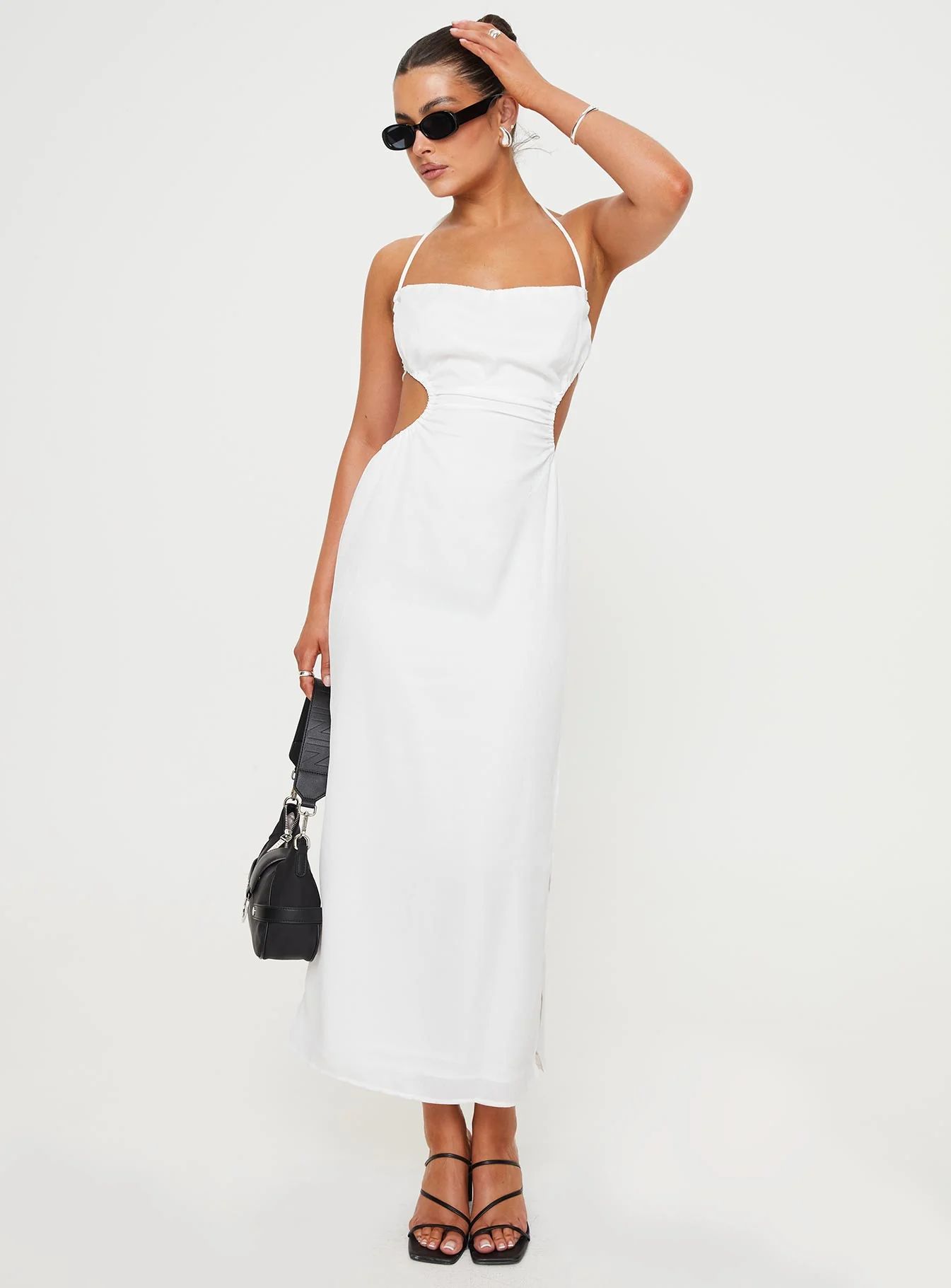 Tailor Maxi Dress White | Princess Polly US