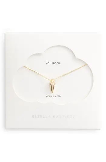 Estella Bartlett Pavé Pendant Necklace | Nordstrom | Nordstrom