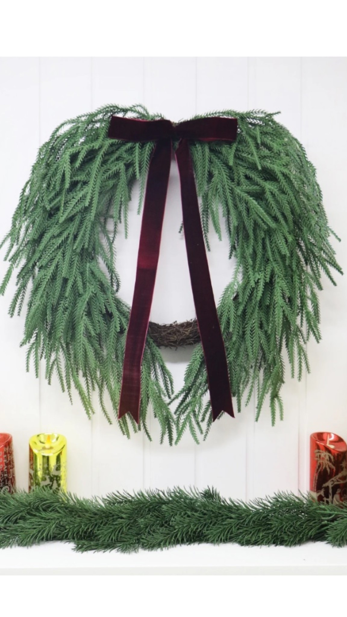 I have a similar wreath. I paid a lot more than this great price. 

#LTKFindsUnder100 #LTKSeasonal