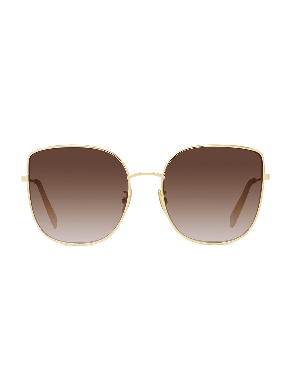 CELINE Women's 59MM Metal Cat Eye Sunglasses - Gold | Saks Fifth Avenue