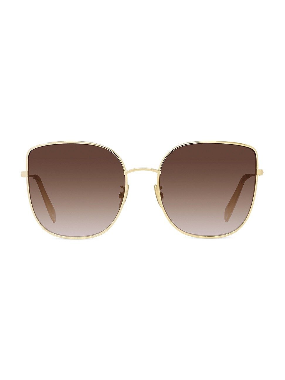 CELINE Women's 59MM Metal Cat Eye Sunglasses - Gold | Saks Fifth Avenue