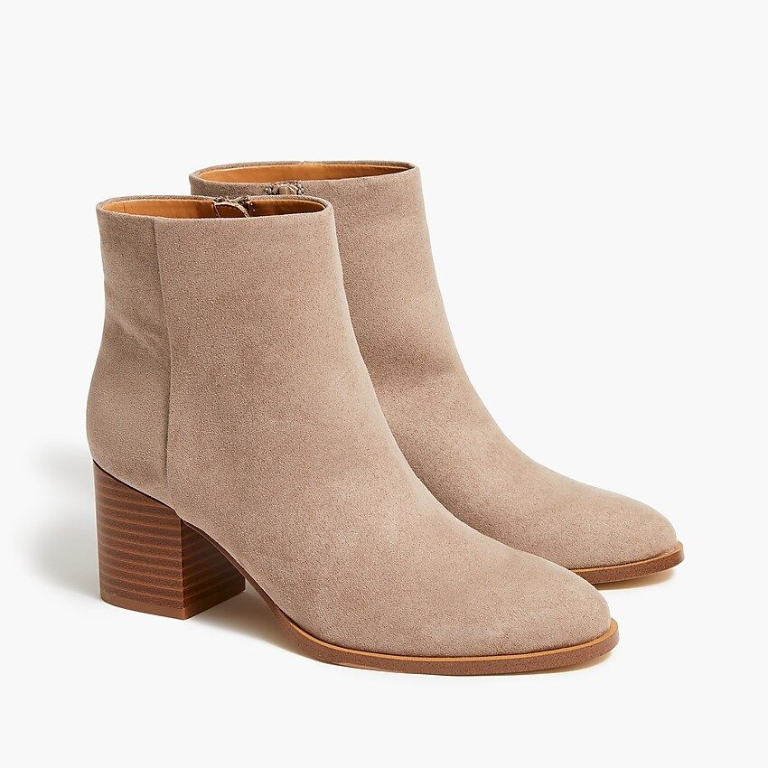 Sueded ankle boots | J.Crew Factory