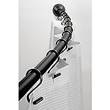 iDesign Curved Metal Shower Curtain Rod, Adjustable Customizable Curtain Rod for Bathtub, Stall, Clo | Amazon (US)