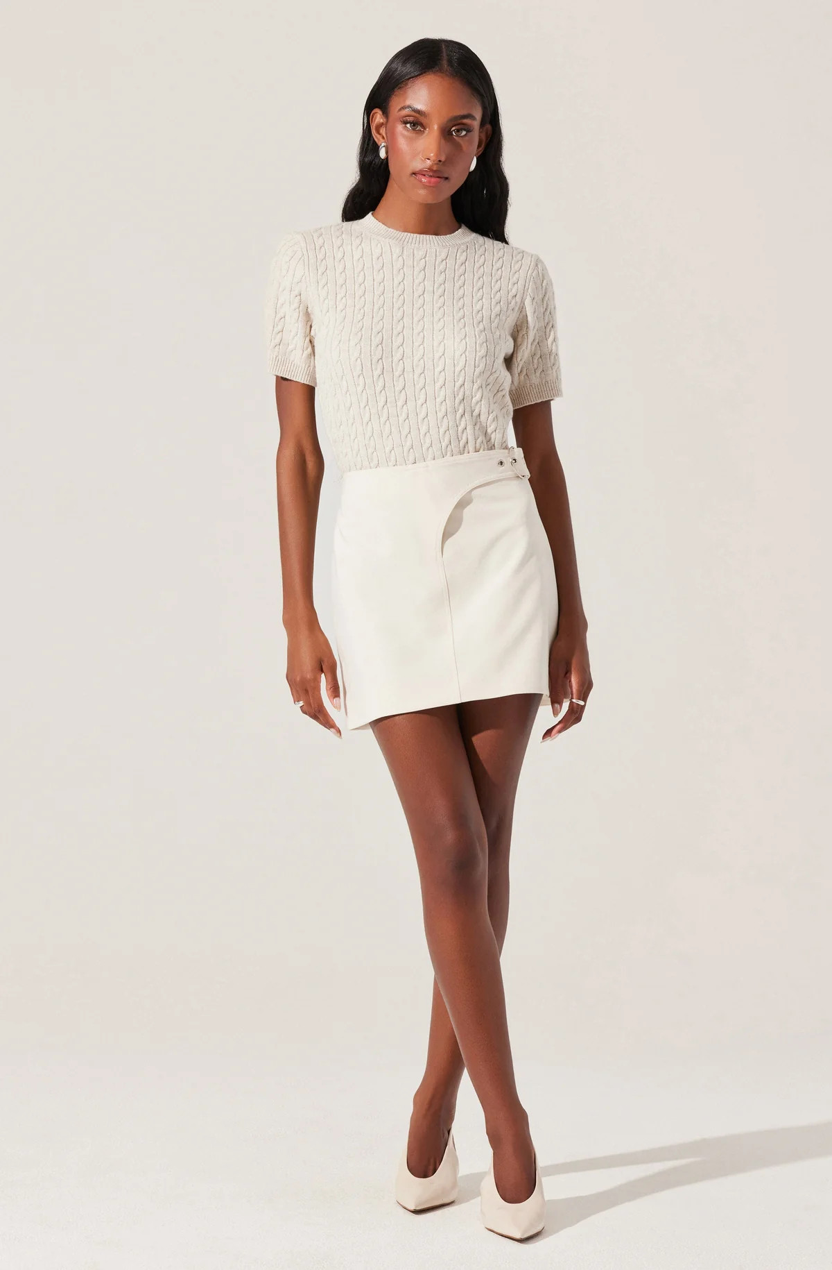 Sevyn Belted Wrap Skirt | ASTR The Label (US)