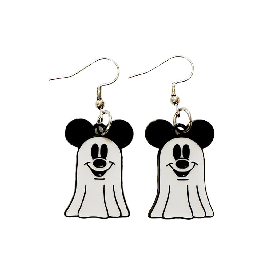 Mickey Halloween Ghost Mouse Earrings | Amazon (US)
