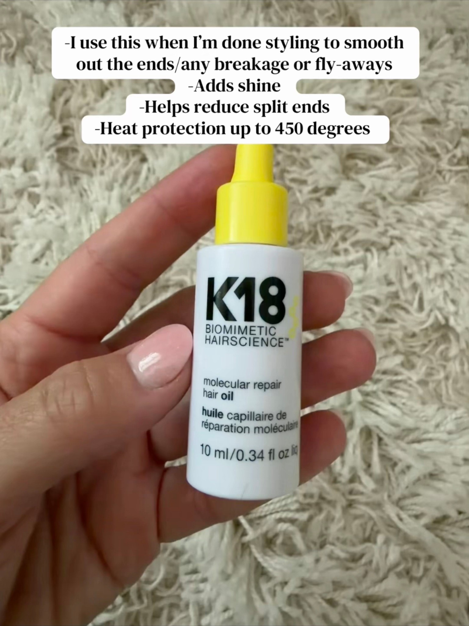 K18 hair oil 

#LTKgrwm #LTKBeauty