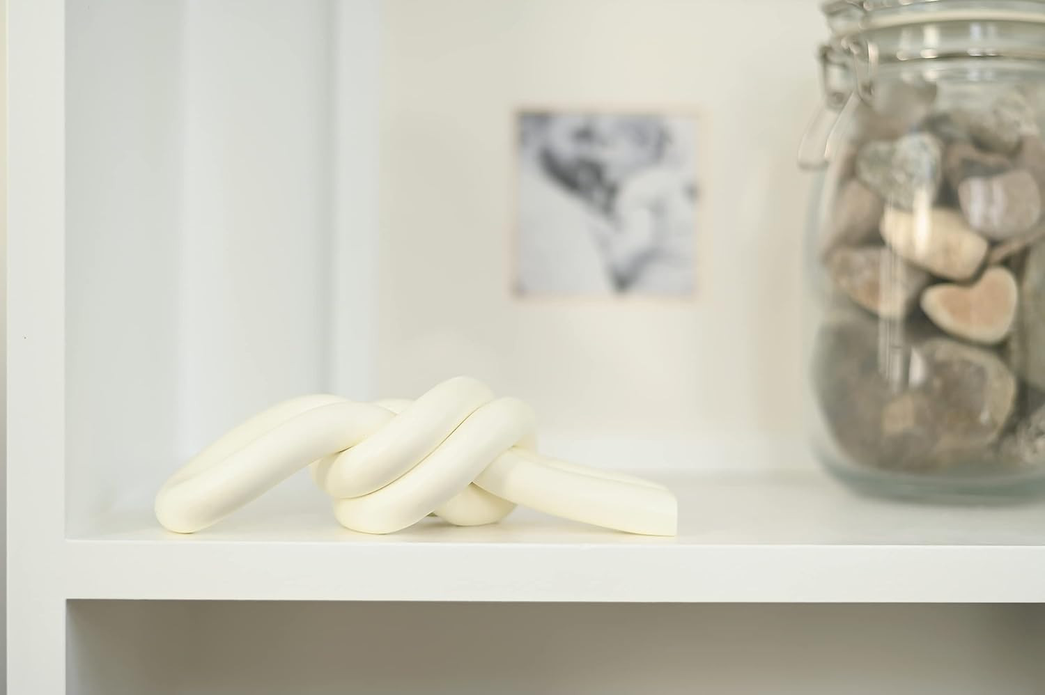 Rool Clay Knot, Coffee Table Decor, Neutral Home Decor Shelf Decor, Modern Farmhouse Living Room ... | Amazon (US)