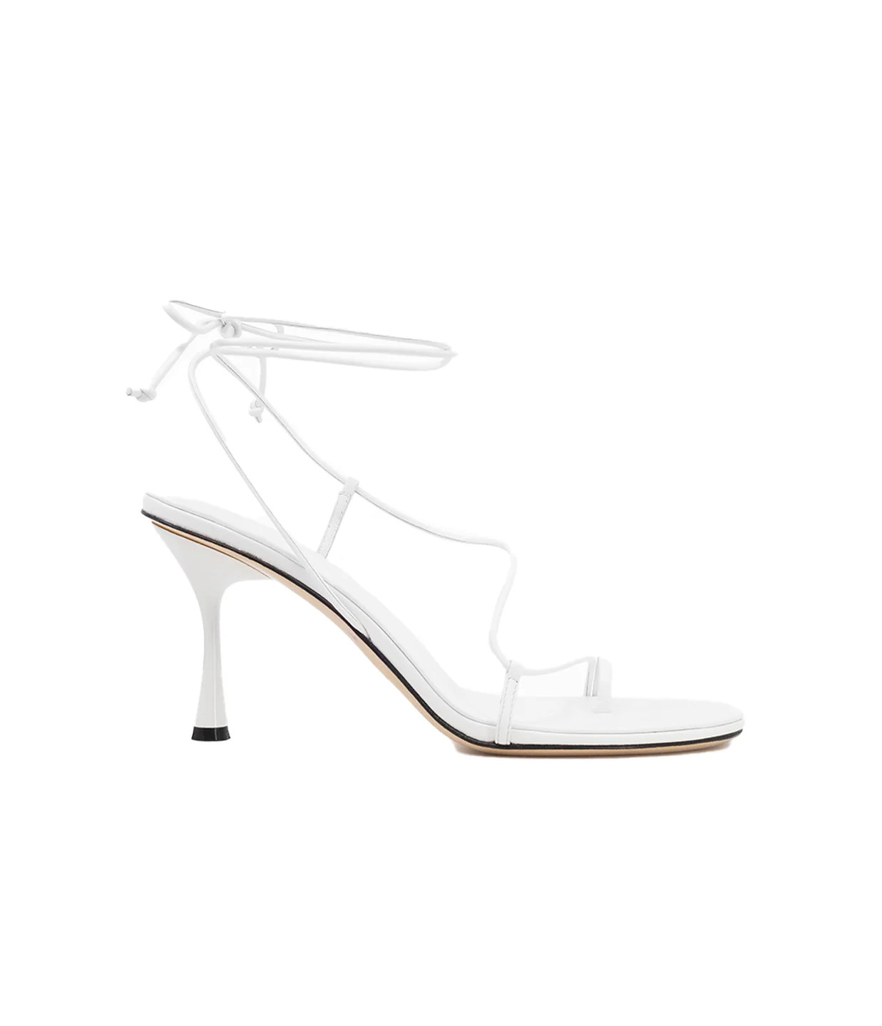 Emily Wrap Heel in White | Mode Sportif