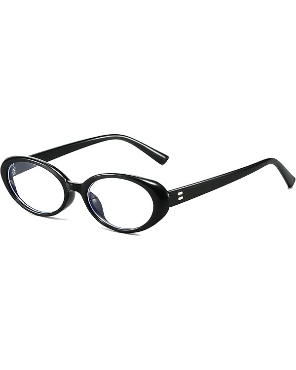 Breaksun Retro Oval Sunglasses for Women Men Fashion Small Oval Sunglasses 90s Vintage Shades | Amazon (US)