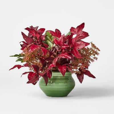 12" Plum Berry Arrangement - Threshold\u2122 designed with Studio McGee: Fall | Target