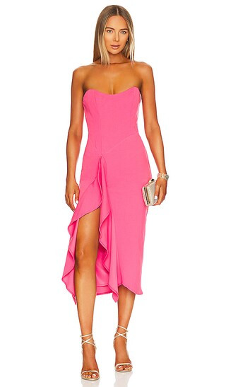 Rowan Dress in Pink Punch | Revolve Clothing (Global)
