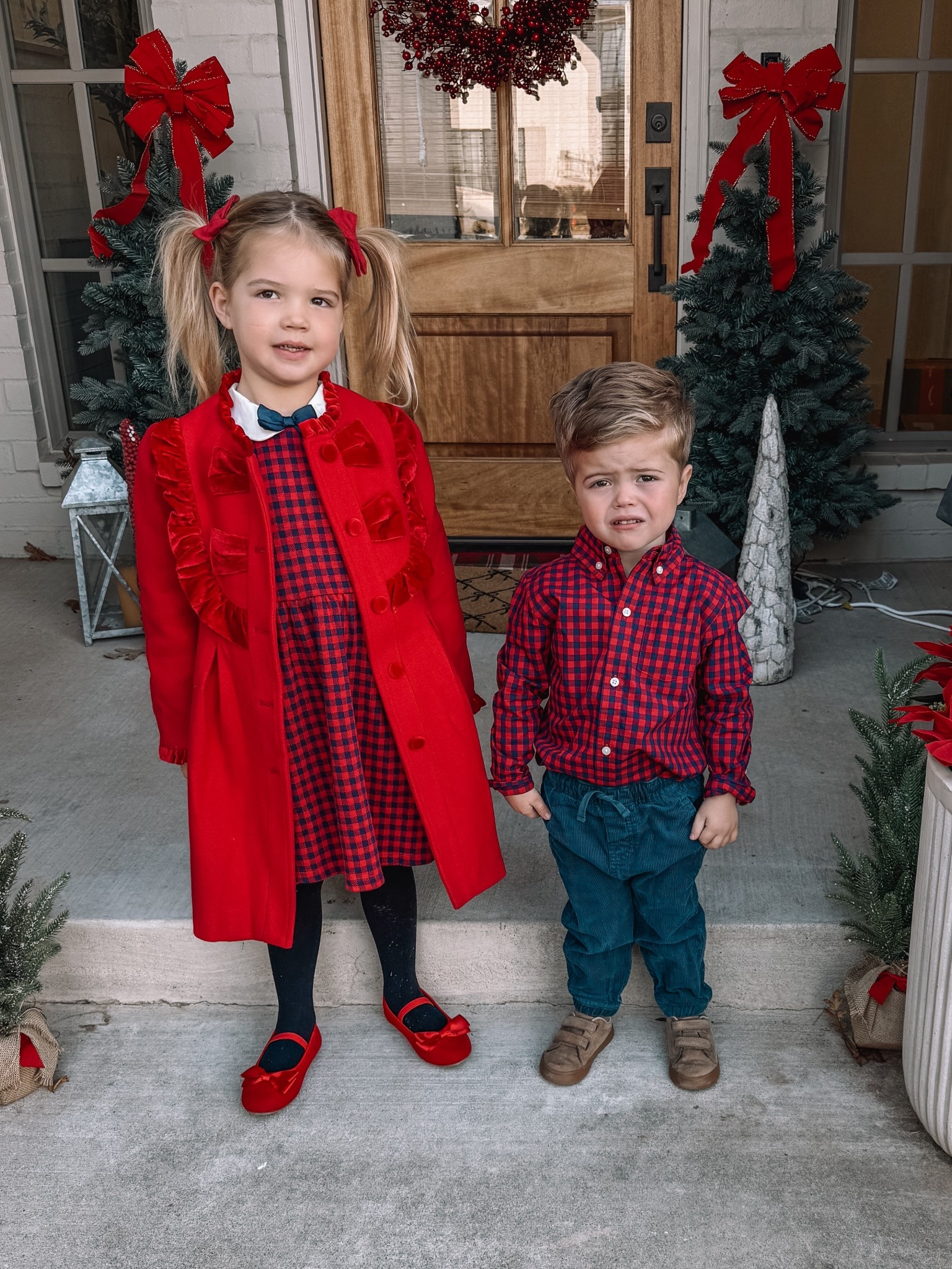 L & O’s Christmas church outfits this morning! Janie and Jack doing a major sale right now! 

#LTKKids #LTKCyberWeek #LTKHoliday