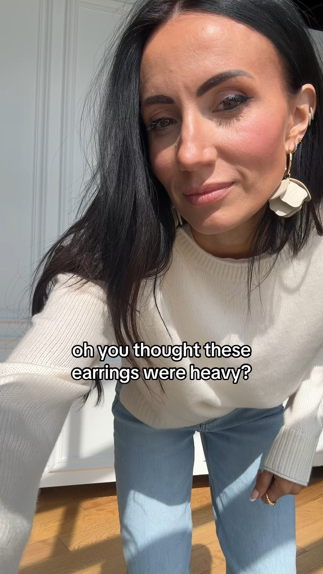 Absolutely not. 💭 Luxurious cashmere from @onequince and Italian leather from @nickelandsuede, but honestly both are an insane deal for the quality. Linking this fit in LTK. Use code KILEE at @nickelandsuede on your first order.