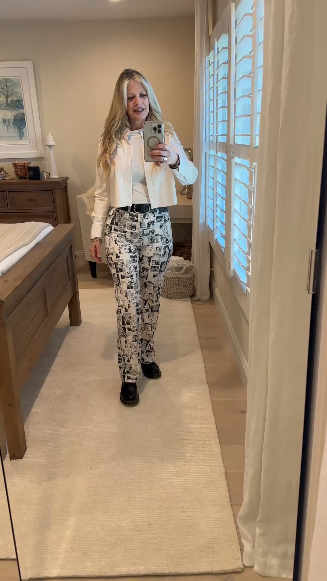 OOTD - These jeans are so much fun and I get so many compliments on them every time I wear them. 

Red Carpet of Life, LTK over 50, spring outfit

#LTKWorkwear #LTKStyleTip #LTKWatchNow
