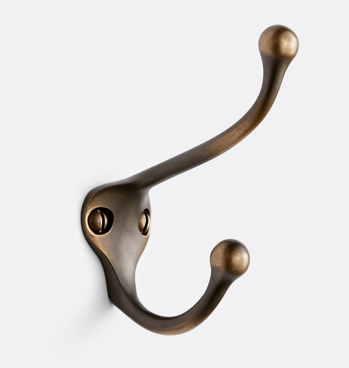 Vernon Double Coat Hook | Rejuvenation
