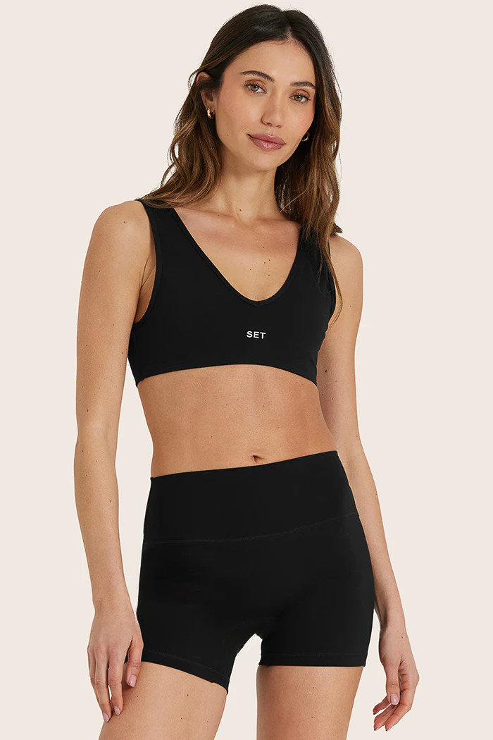 SPORTBODY® SPORTY DIP BRA - ONYX | SET Active