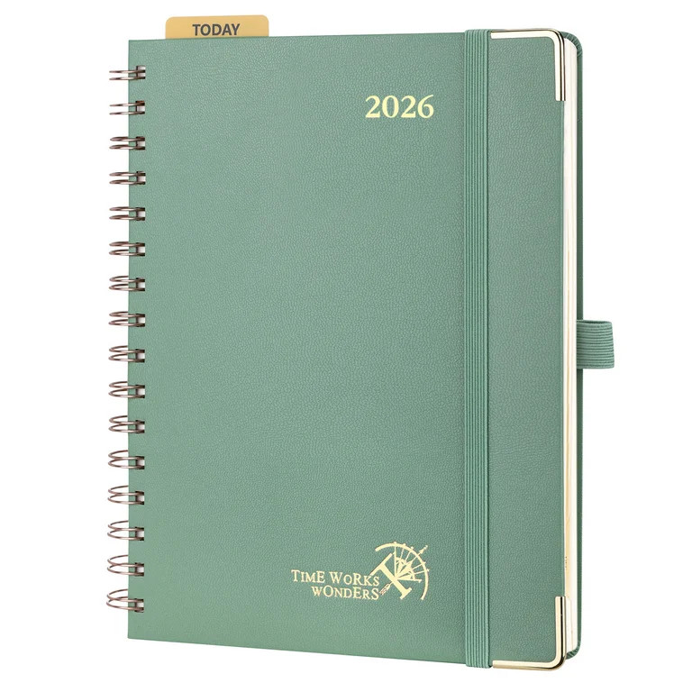 POPRUN 2026 Planner, Jan 2026 - Dec 2026, Medium Size 8.5" x 6.25", Daily Weekly and Monthly Appo... | Walmart (US)