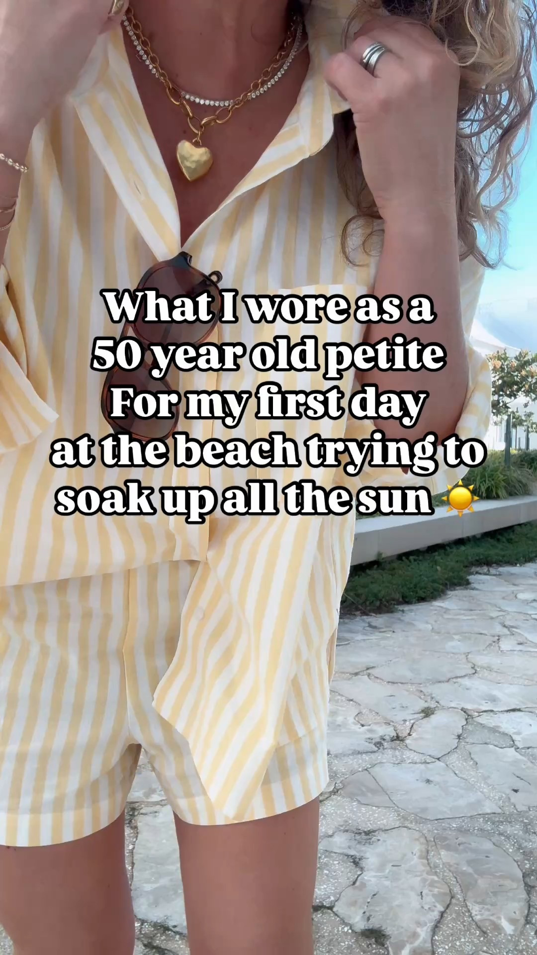 Spring and summer are all about easy comfortable sets for me!  I love sets because they make you feel like wearing pjs but look like you are dressed!:)

This yellow stripe set is perfect for the beach or for wearing to run errands, work from home or pick up the kids!!

This exact set is from a boutique in seaside, FL but linking similar options!!

Petite style over 40

#LTKPetite #LTKSeasonal #LTKOver40