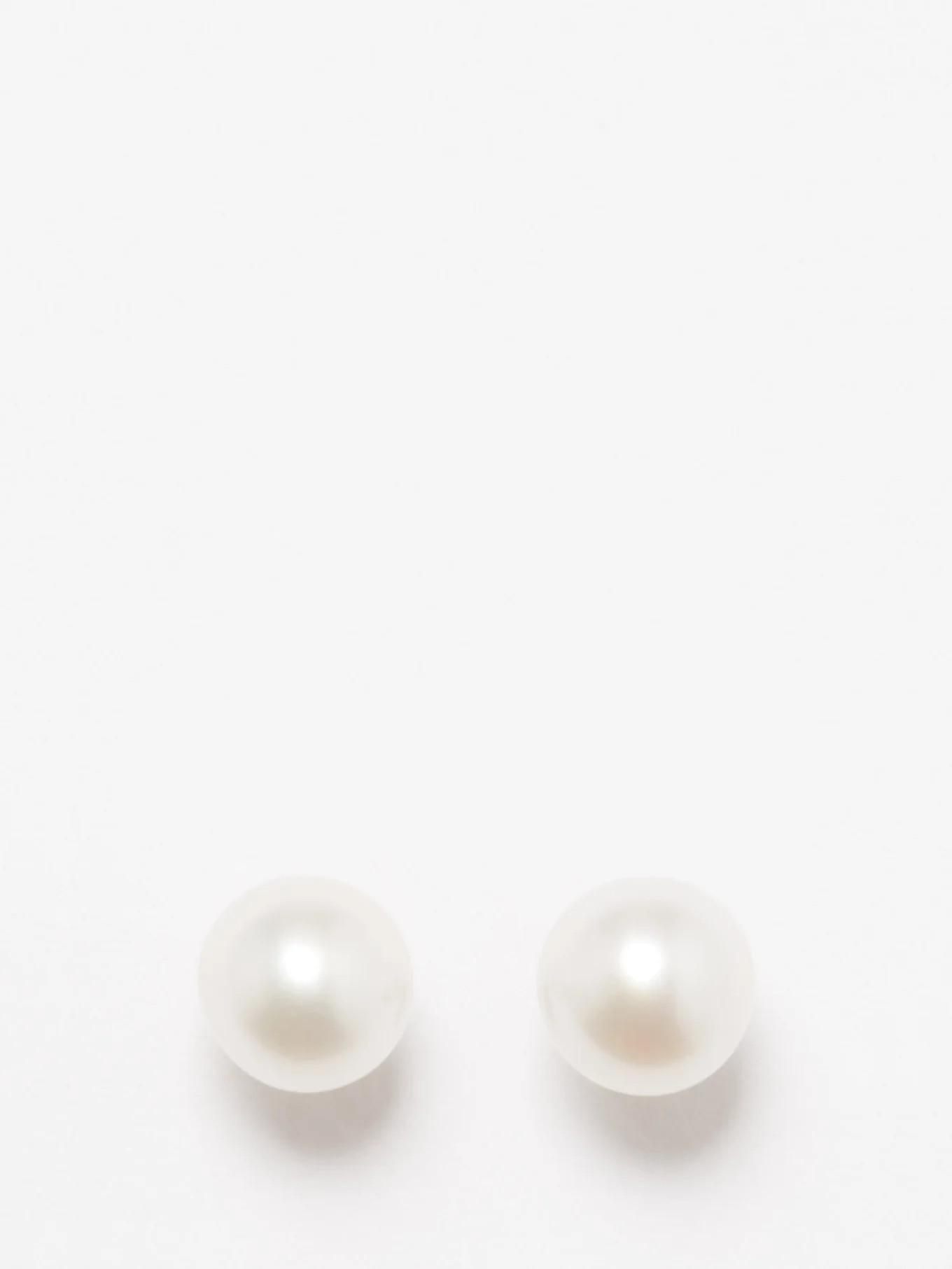Pearl & 14kt gold stud earrings | Mateo | Matches (US)