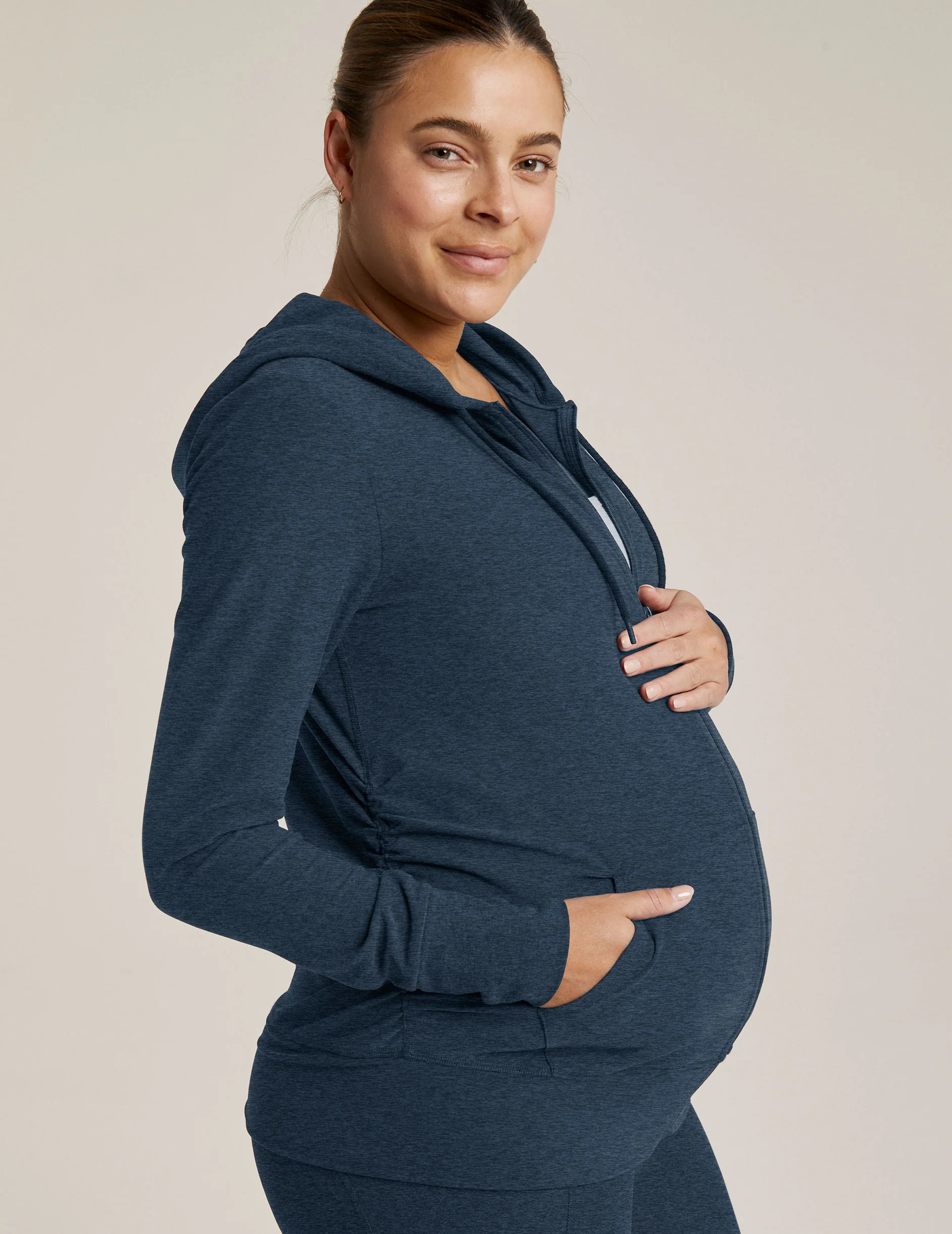 Spacedye Everyday Maternity Hoodie | Beyond Yoga | Beyond Yoga