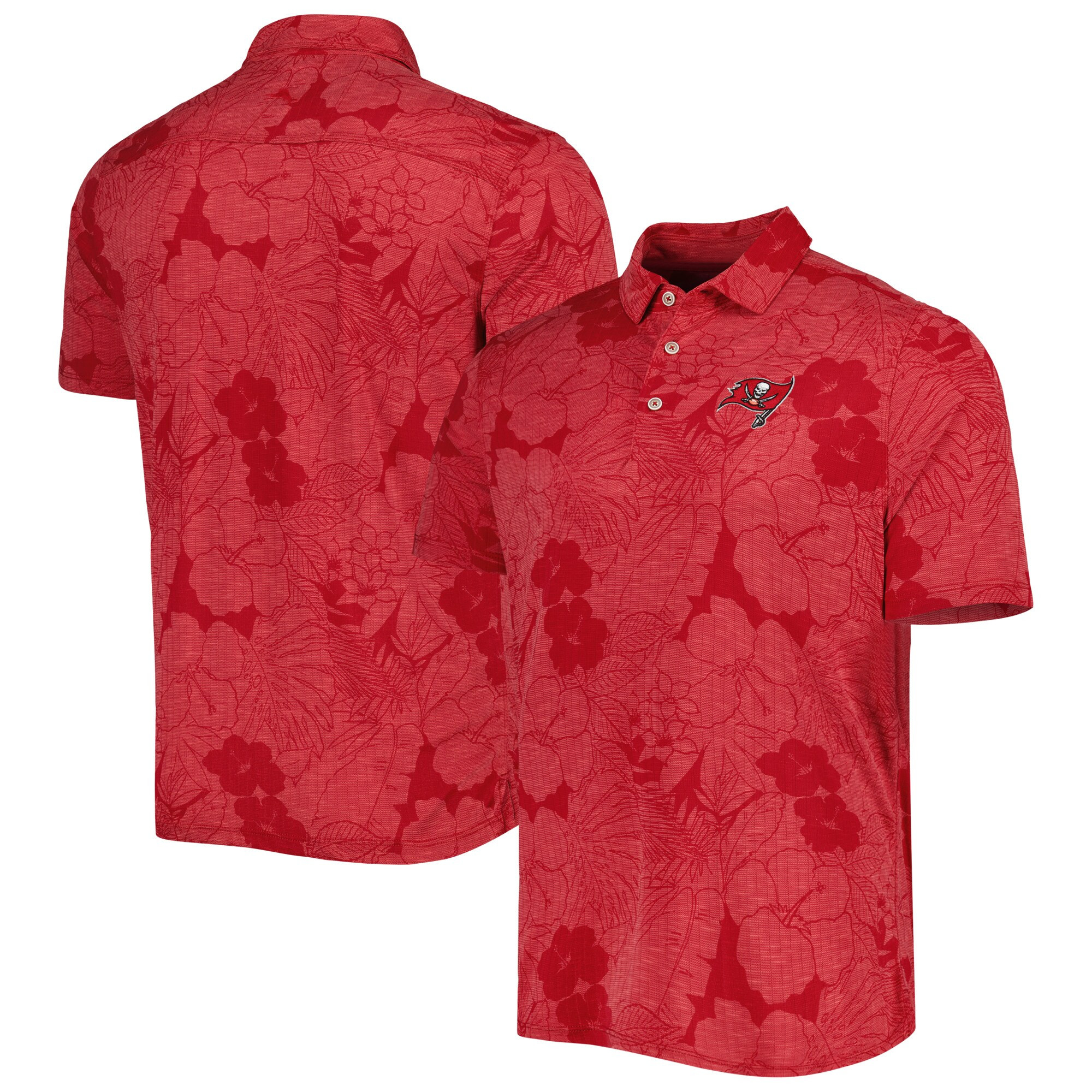 Men's Tampa Bay Buccaneers Tommy Bahama Red Miramar Blooms Polo | NFL Shop