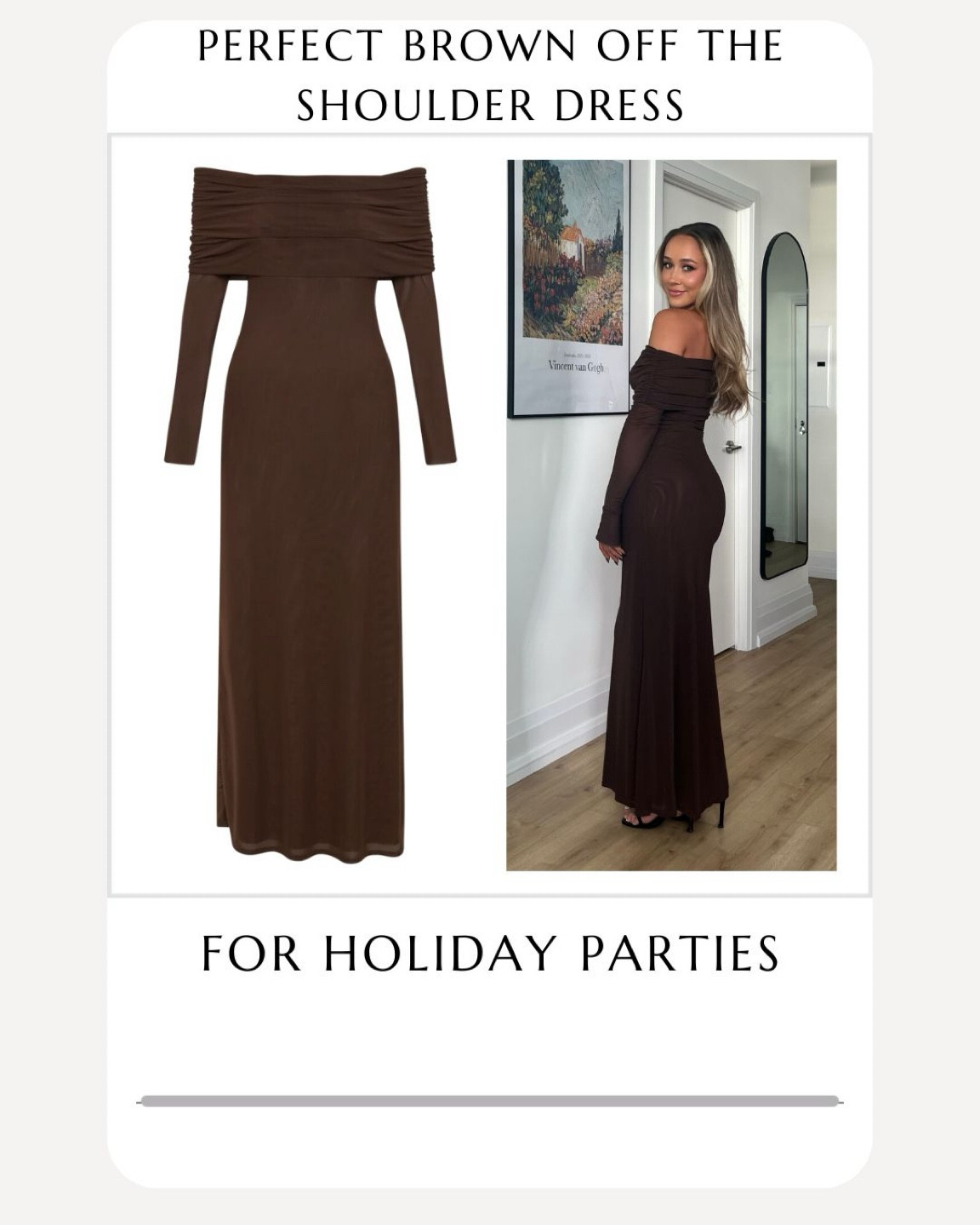 Perfect brown off the shoulder dress for Holiday parties 🤎🤩













Brown dress, off the shoulder dress, holiday party dresses, holiday party outfit Inspo, holiday party dress ideas, outfit Inspo, outfit ideas

#LTKstyletip