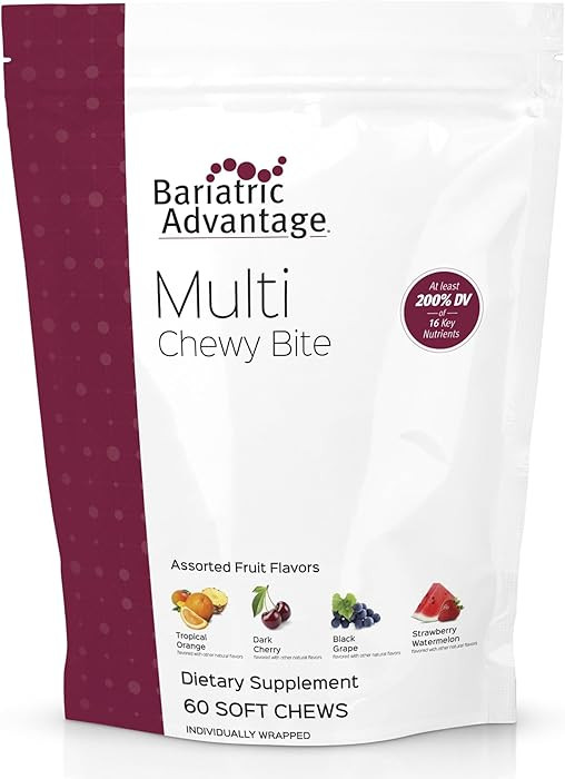 Bariatric Advantage Multi Chewy Bite - Soft Chew Multivitamin for Bariatric Surgery Patients - Ch... | Amazon (US)