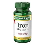 Nature’s Bounty Iron 65mg, 325 mg Ferrous Sulfate, Cellular Energy Support, Promotes Normal Red... | Amazon (US)