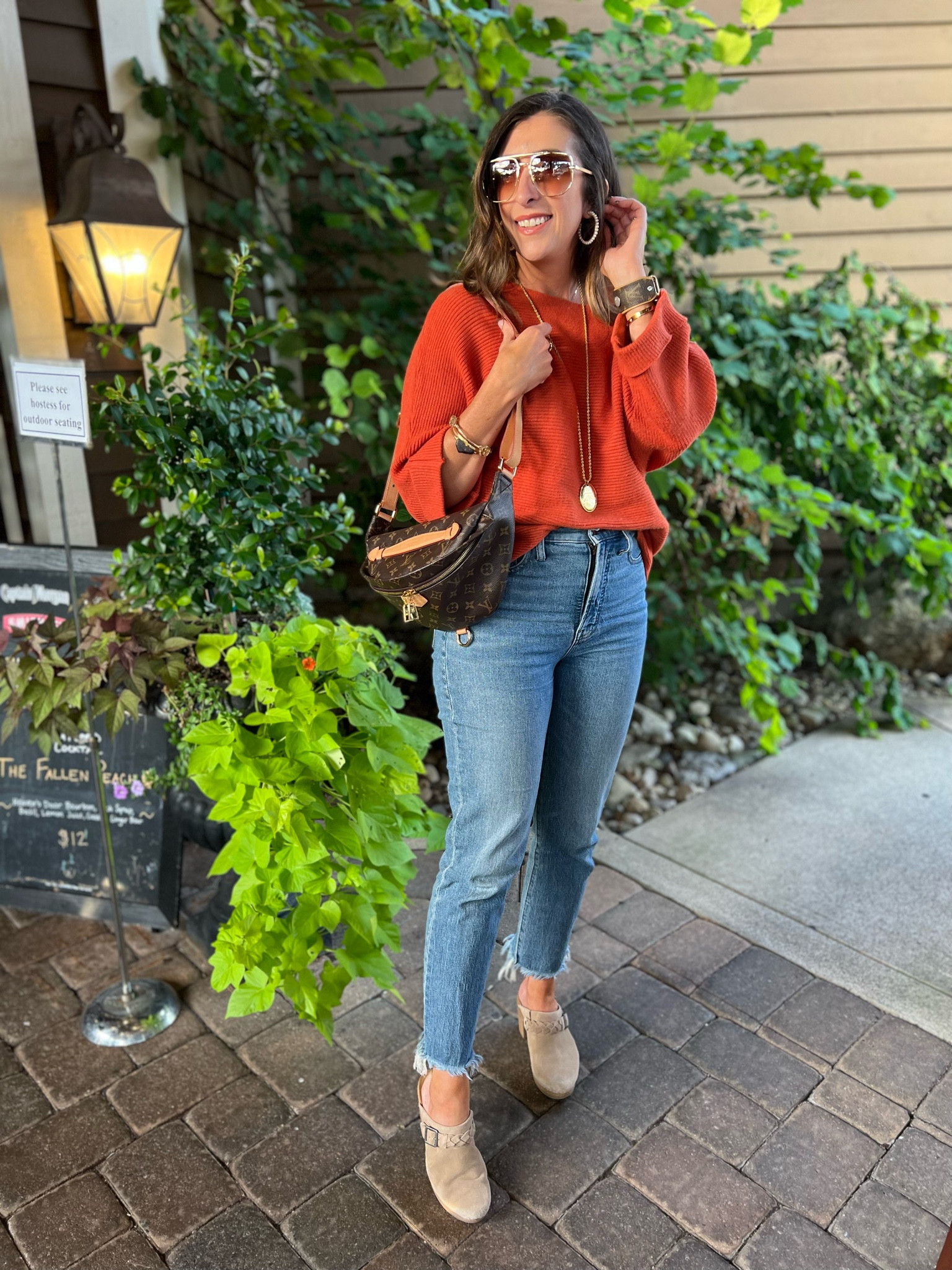Fall ‘Fit #OOTD This pumpkin orange batwing sweater was a hot seller last year and is sure to be again!  Paired with my @madewell denim, snagged from @dfwh for only $10…crazy I know.  Look made complete with the MOST comfortable platform clogs from @aetrex.  If you are in the market for the “IT” style shoe of the season, then check out the Corey Clog…available in 4 colors.



#LTKstyletip #LTKshoecrush #LTKtravel