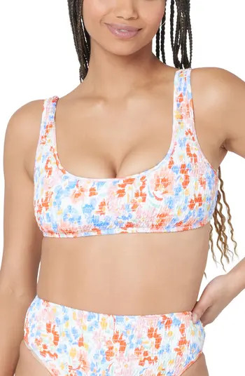 Izzie Smocked Bikini Top | Nordstrom