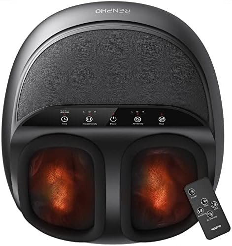 RENPHO Foot Massager Machine with Heat and Remote, Gifts for Men and Women, Deep Shiatsu Kneading Fo | Amazon (CA)