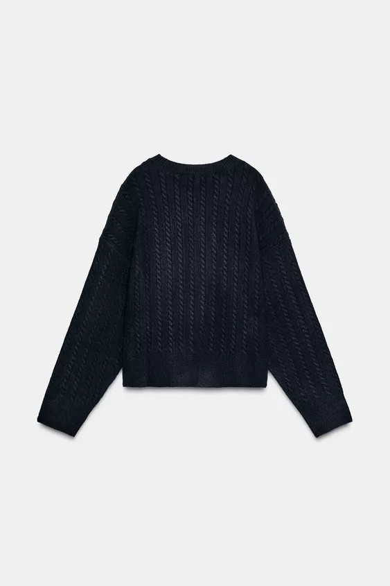 CABLE-KNIT JUMPER | Zara UK