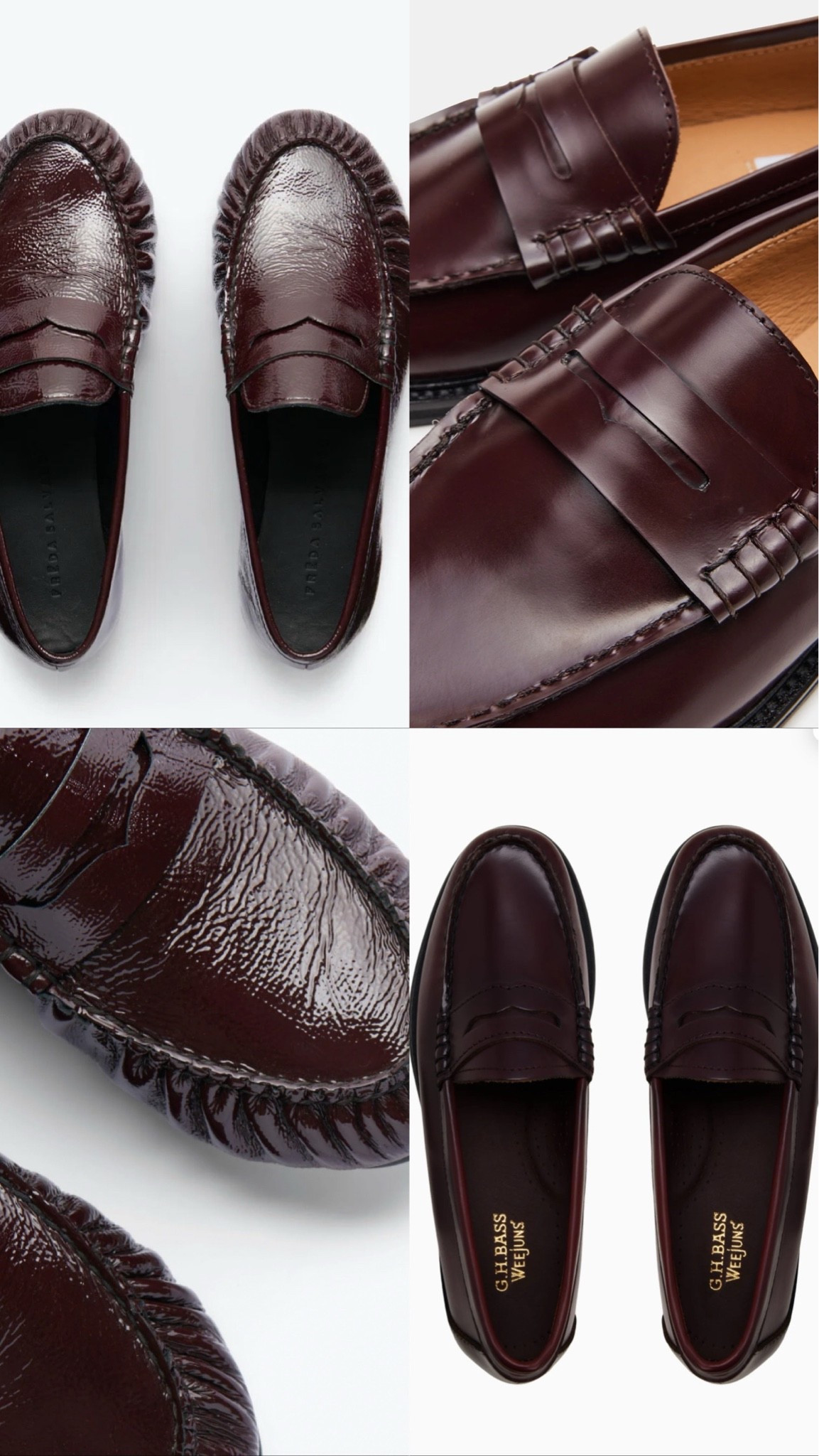 Burgundy penny loafers 👞