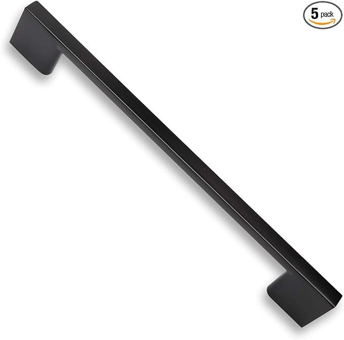 Southern Hills 5pc Black Cabinet Pulls 8.75" (224mm) Screw Spacing - Black Pulls for Cabinets, Bl... | Amazon (US)