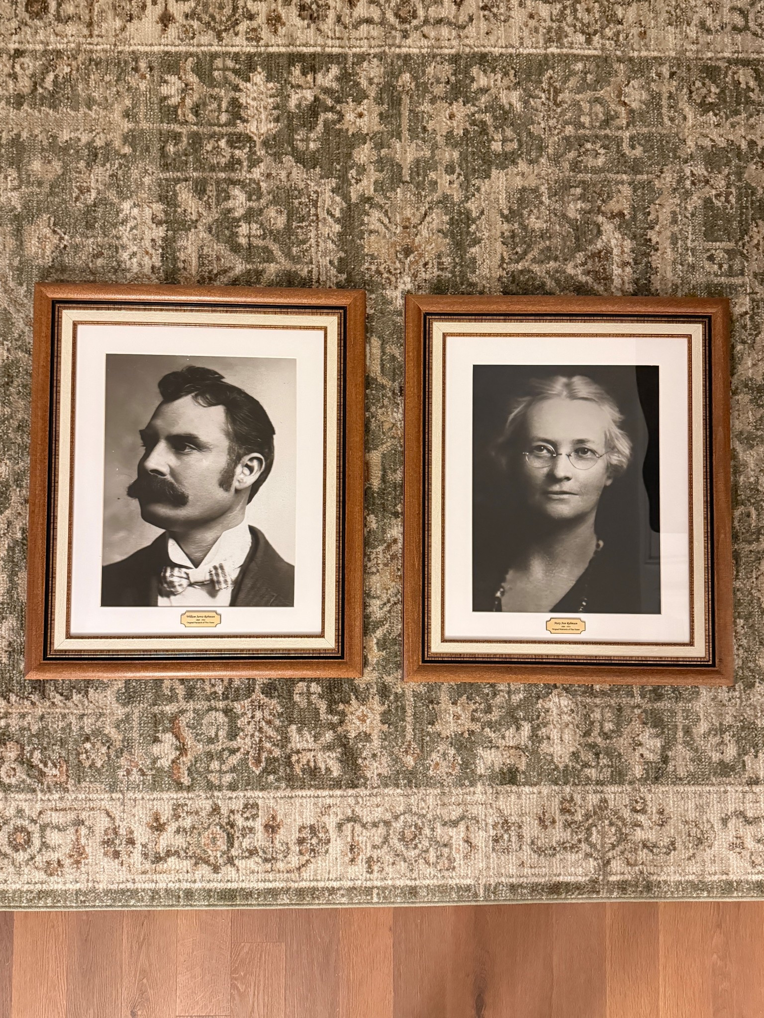 These custom framed vintage framed portraits turned out better than imagined! The walnut frame with gold details and the off-white linen adds so much depth and character throughout the art. Love love love 

#LTKHome #LTKFamily #LTKSaleAlert
