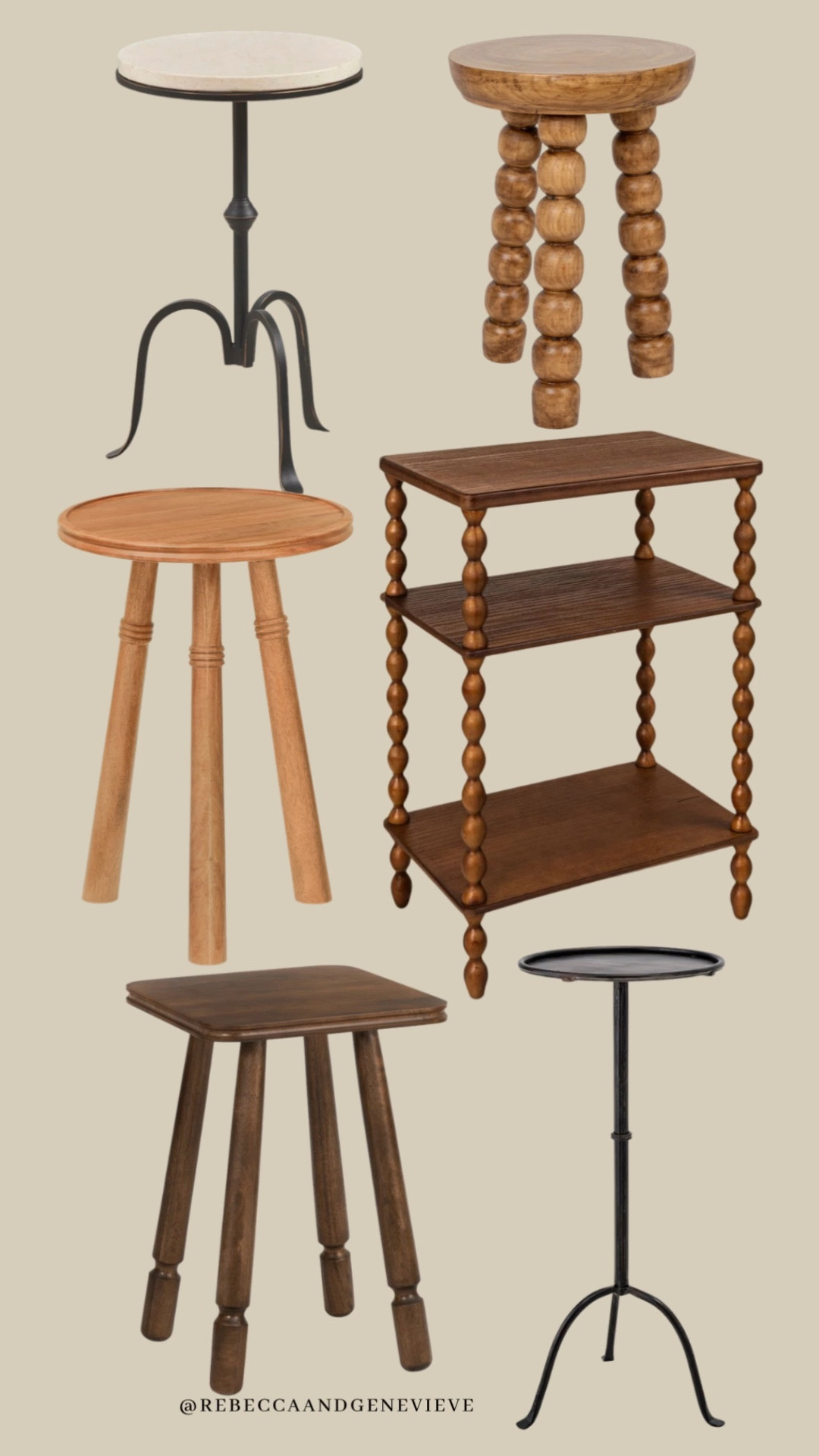 Small vintage-inspired accent tables 

#LTKHome