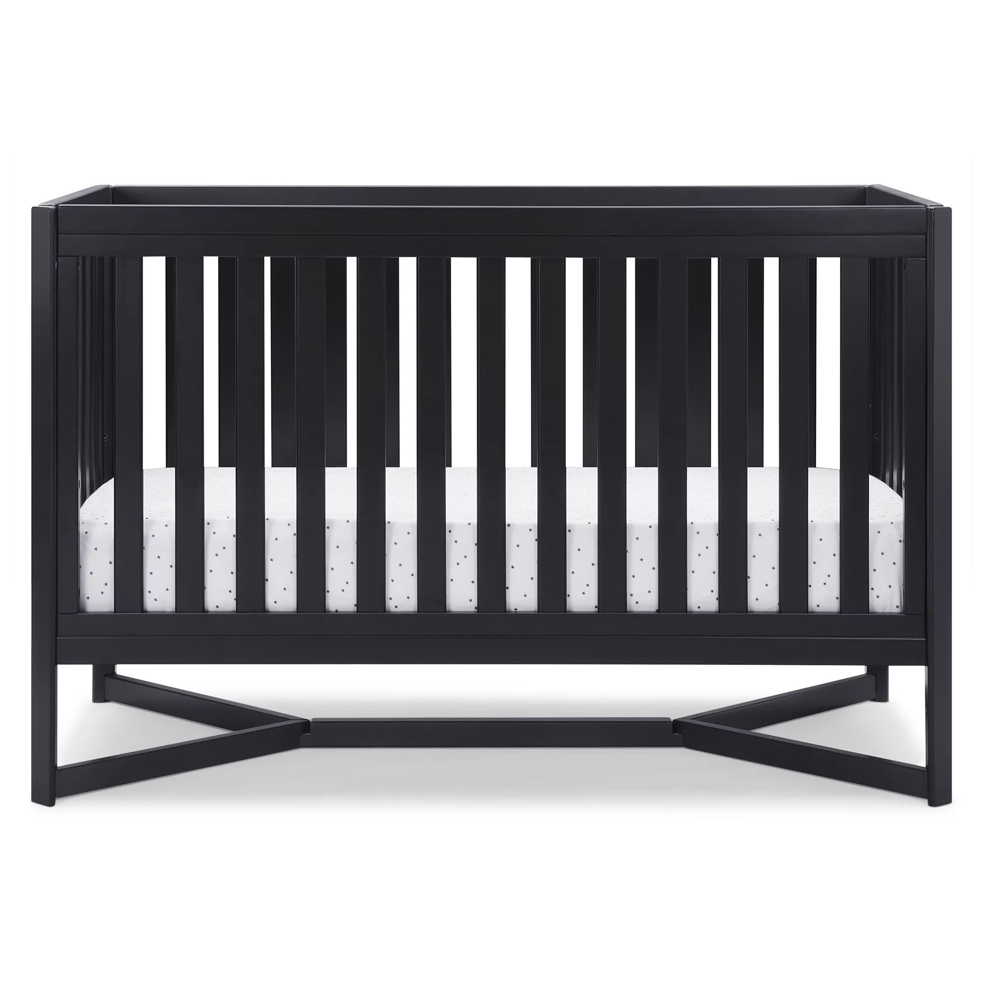 Delta Children Tribeca 4-in-1 Baby Crib, Midnight Grey | Walmart (US)