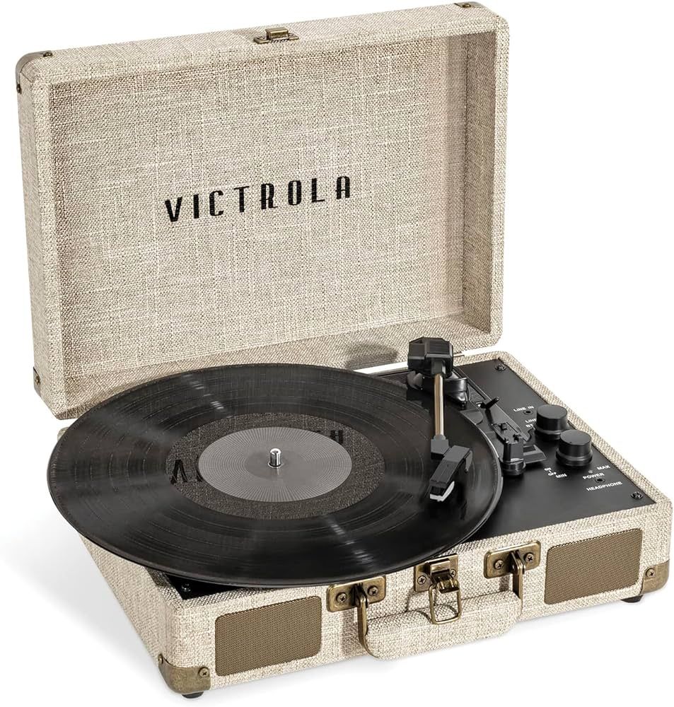 Victrola Journey+ Signature Turntable Record Player - 33-1/3, 45 & 78 RPM Suitcase Vinyl Record P... | Amazon (US)