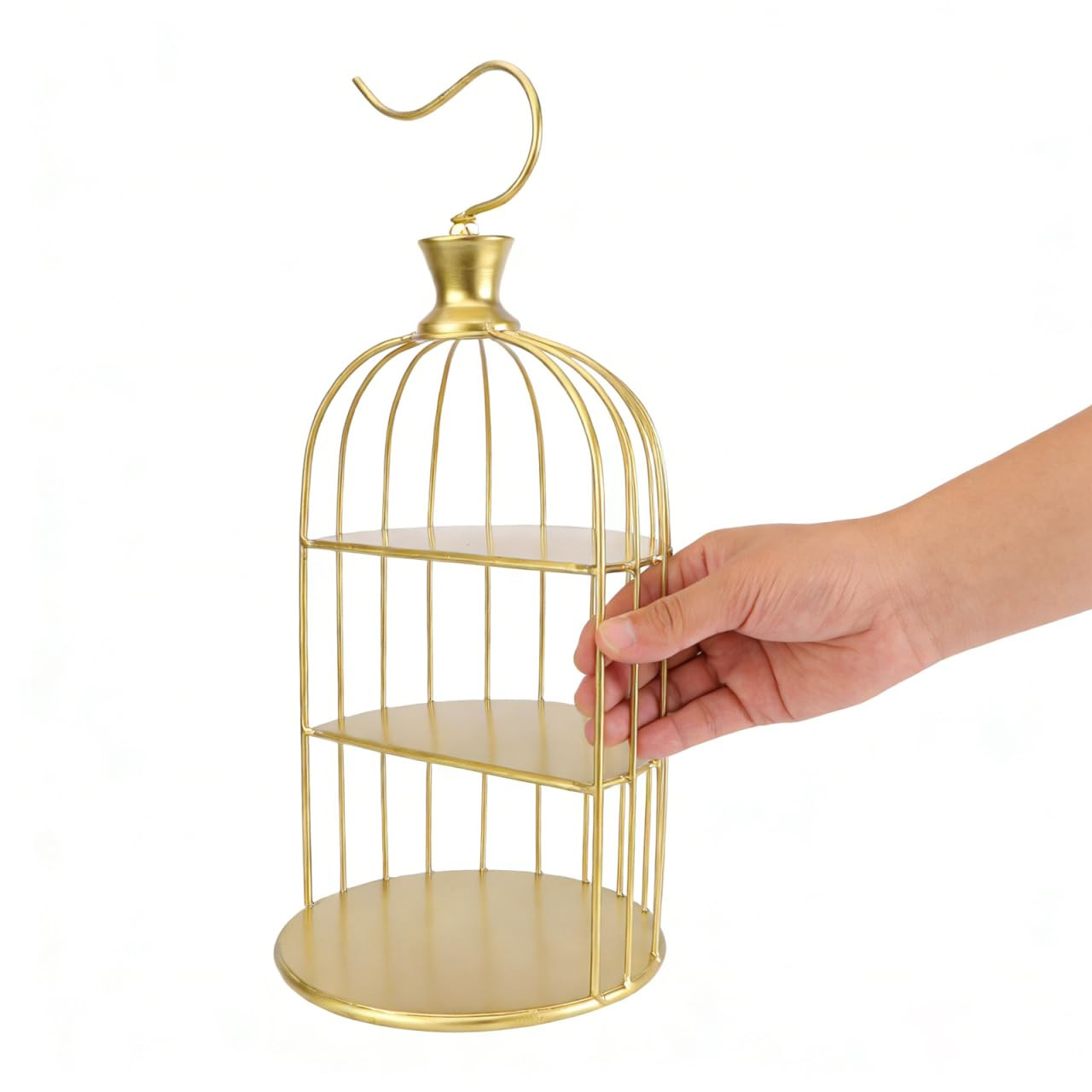 3 Tier Metal Bird Cage Cupcake Cake Stand, Dessert Display for Wedding, Party, Birthday, Baby Sho... | Amazon (US)