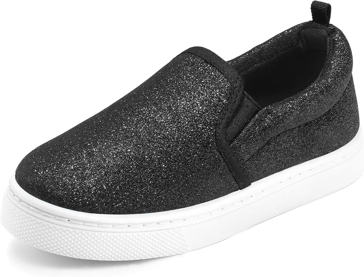 K KomForme Toddler Sneakers for Girls Boys Slip On Canvas Walking Shoes | Amazon (US)