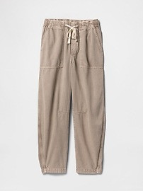 Mid Rise Pull-On Utility Barrel Jeans | Gap Factory