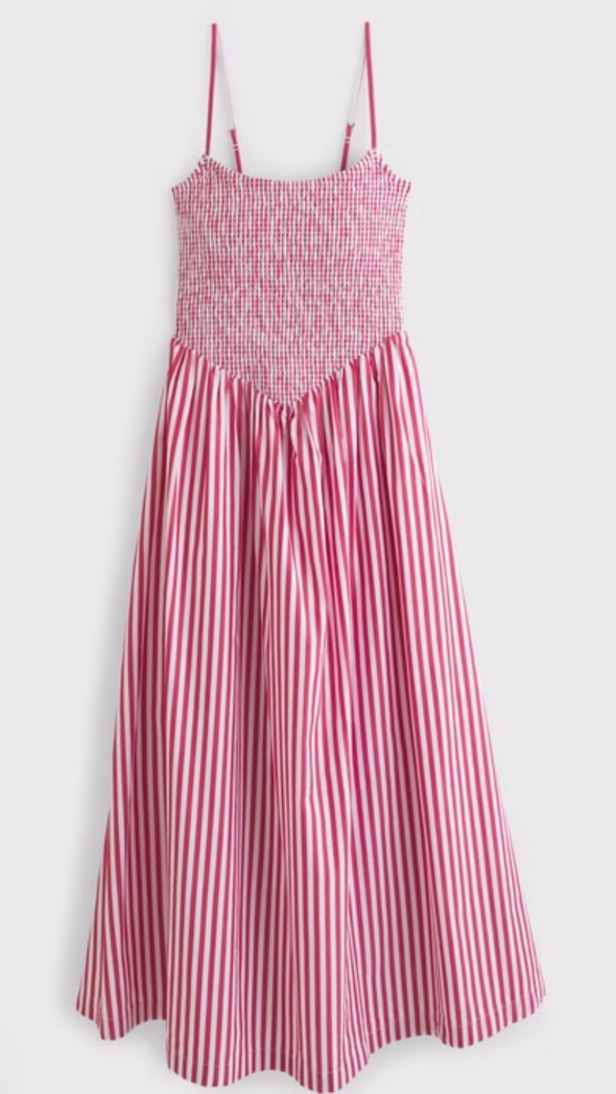 Red and white striped dress
Perfect for summer or baseball games
