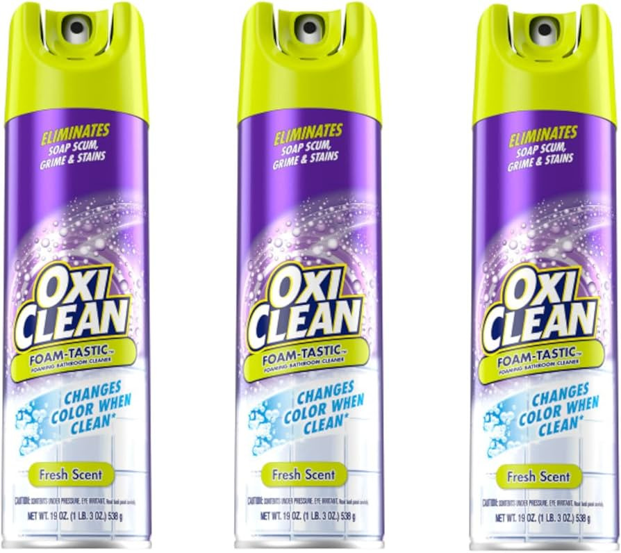 OxiClean Foam-Tastic 19 Oz. (Pack of 3) | Amazon (US)